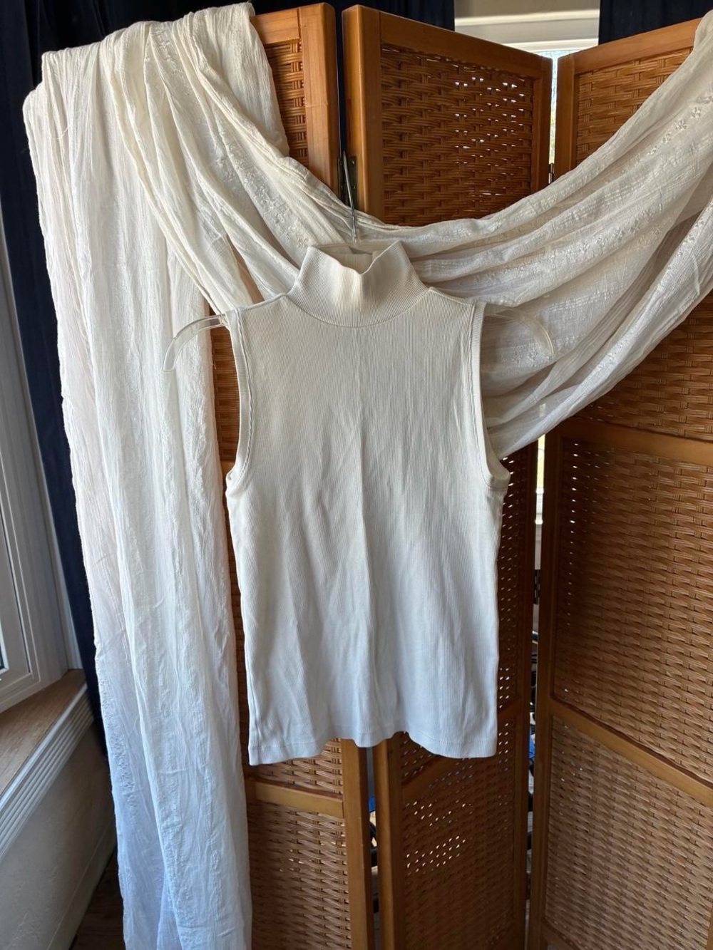 LOFT mock-neck tank top